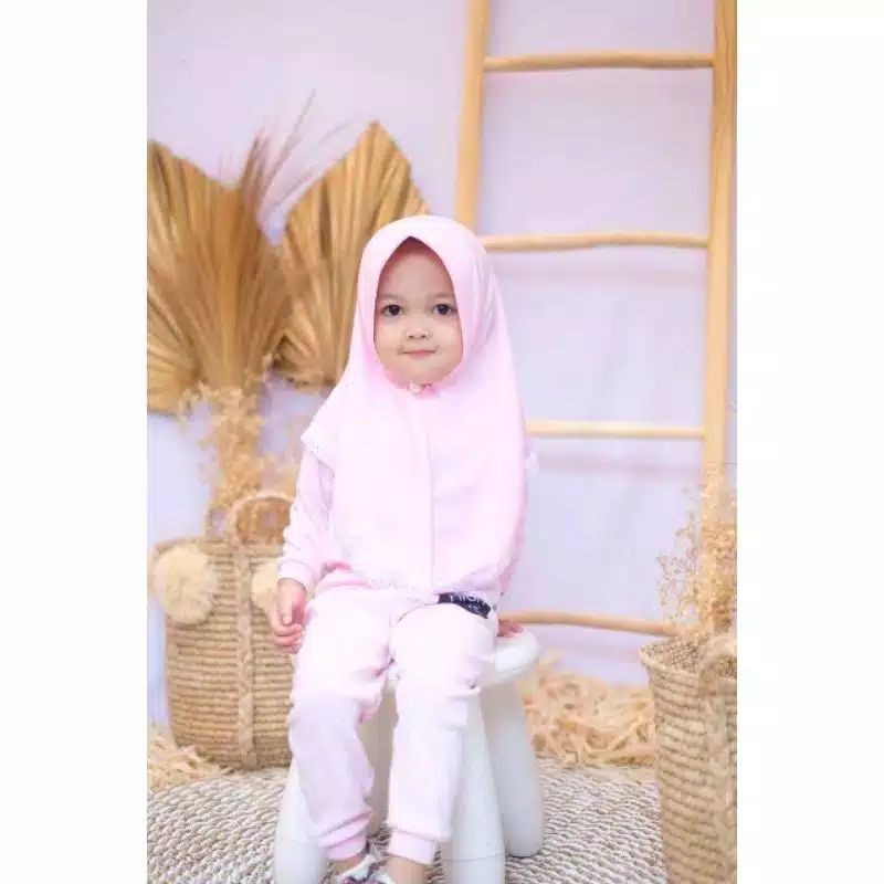 Jilbab Ped Nayla Anak Instan 0-3 Tahun Jersey Ballon Premium |Hijab Bayi Tk Lucu 1-12 Bulan |Kerudung Sekolah Baby Sd 2-6 Perempuan Newborn