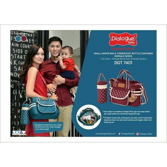 DIJUAL Dialogue Baby Tas Kecil Bayi - Emerald Series DGT7401