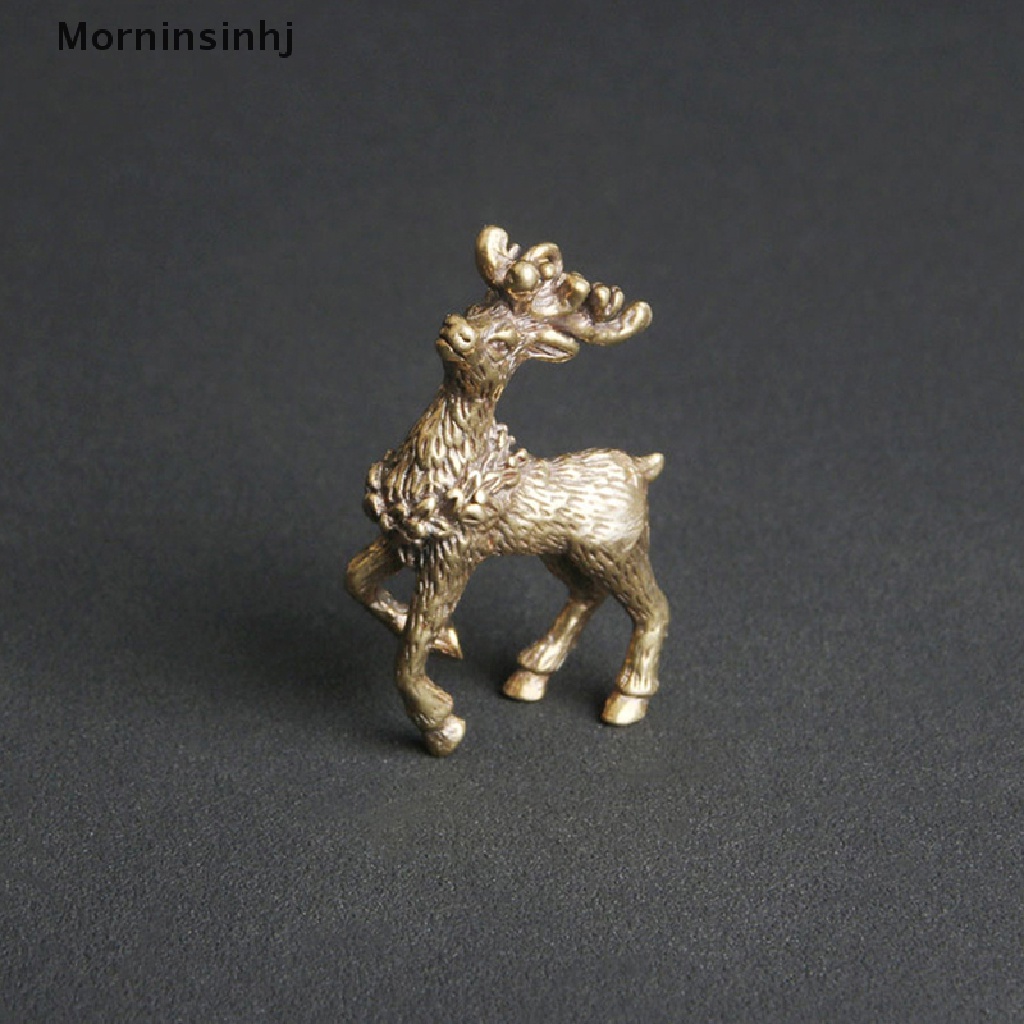 1 Pc Ornamen Miniatur Patung Rusa Bahan Tembaga Kuningan Untuk Dekorasi Meja