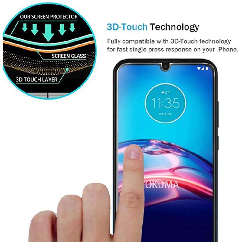 1pc Pelindung Layar Tempered Glass Untuk Motorola Moto G 5 5S 6 7 8 9 Plus Play Power Lite Moto G60S 4G