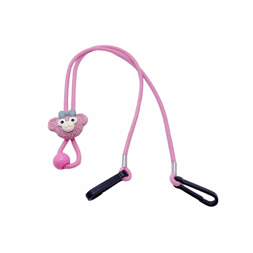 Tali Strap [ Pink Muda ] Earhook Kacamata &amp; Masker Anak dan Dewasa - Penahan Anti Jatuh - Spandex - TL8093