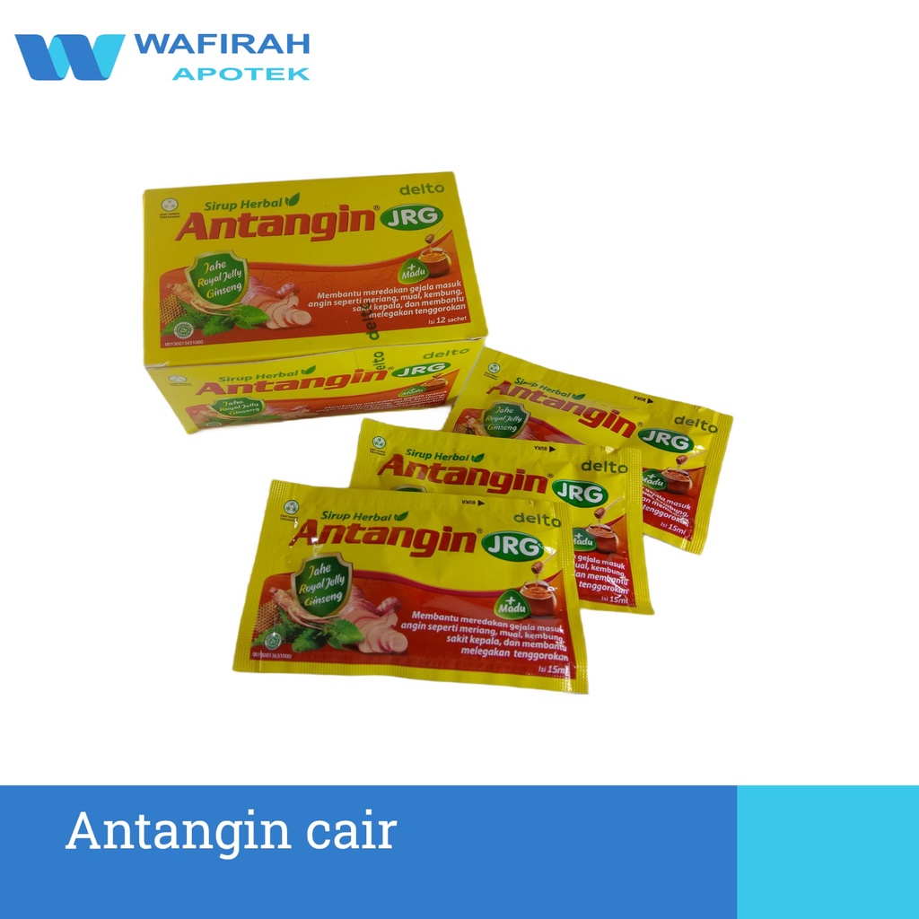 

Antangin JRG Madu Cair Sirup Herbal - Box 12 Sachet