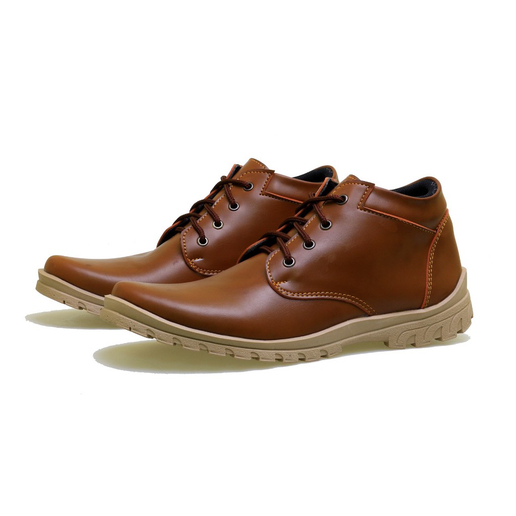 SEPATU BOOTS JUNGLE PRIA / SEPATU BOOTS VINTAGE SEPATU JANGGEL BOOTS KOBOY BAIKERS SEMI KULIT BIS 12