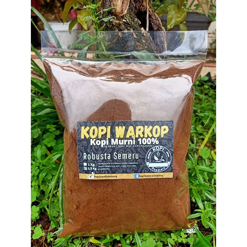 Grosir kopi bubuk murni 500gr ( kopi Robusta Java ) asal Semeru termurah se-Indonesia