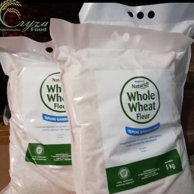 

TCGU TEPUNG GANDUM UTUH WHOLE WHEAT FLOUR BOGASARI NATURICH 5KG. ILIM