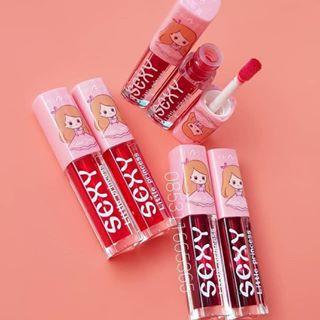 Lip tint sexy isi 6pcs kosmetik bibir