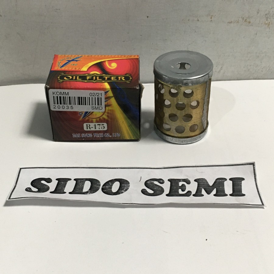Elemen Oil Filter Filter Oli R175 Daesung