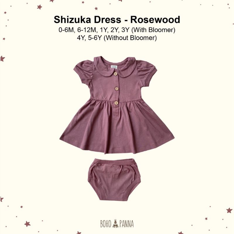 Bohopanna - Shizuka Dress - Rok Anak Bayi-Rosewood