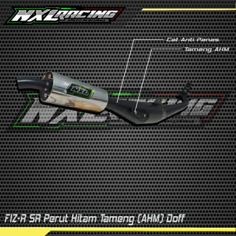TERLARIS KNALPOT FIZR,F1ZR PERUT HITAM TAMENG NXL