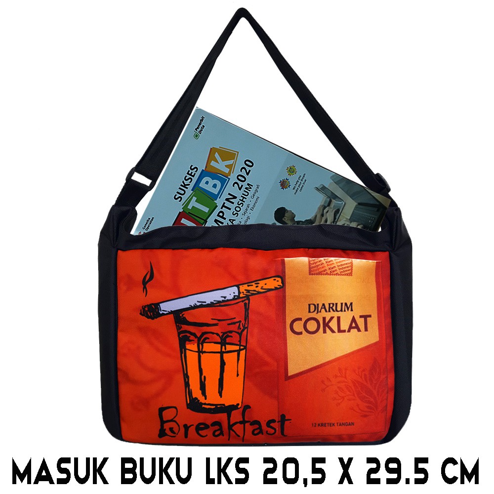 Tas Selempang Pria Distro Nasa ASTRONOT Buku Paket LKS Tas Slempang Soren Cowo Sublim