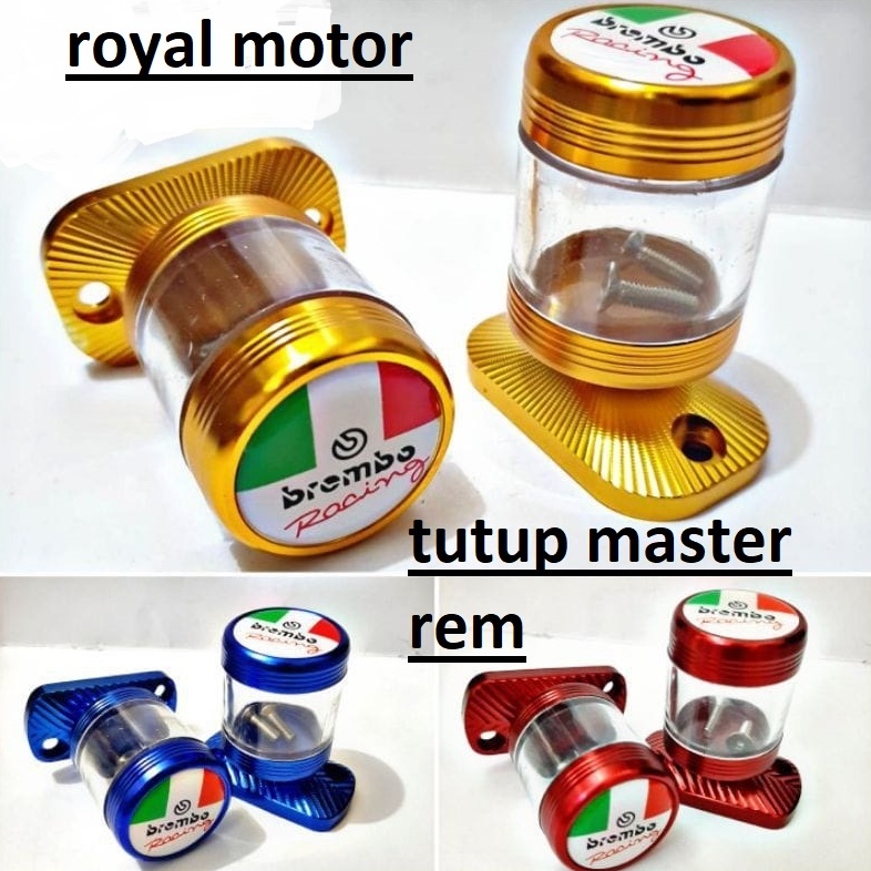 tutup master rem cnc penutup tabung master rem variasi tutup tabung minyak master rem universal