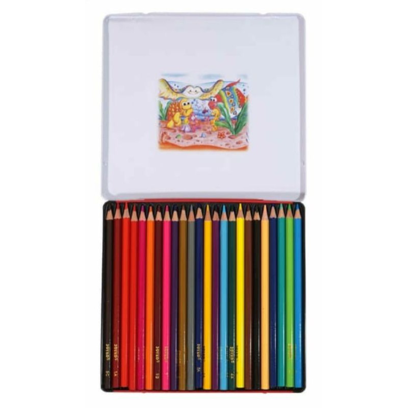 Pensil Warna Joyko CP24TC Kaleng 24 Warna