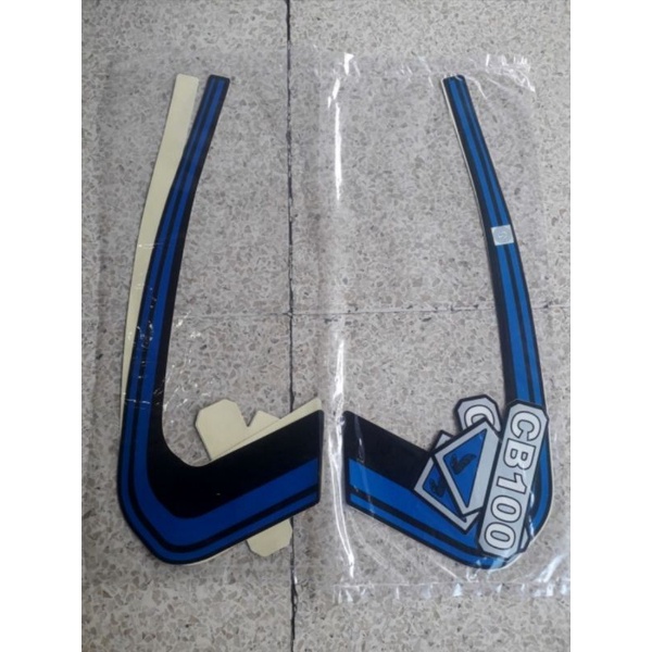 striping honda Cb100 - Cb 100 biru
