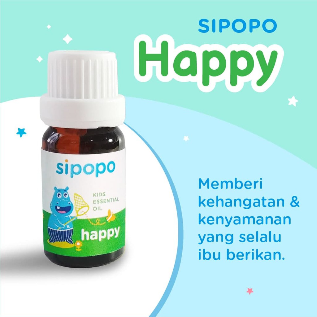 [GRATIS VCO] ORIGINAL SIPOPO Essential Oil Bayi &amp; Anak &amp; Dewasa Semua Varian Ukuran 10ml