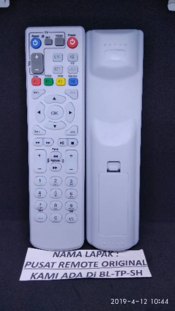 REMOT REMOTE RECEIVER PARABOLA INDIHOME PLAYMEDIA 100% ORIGINAL ASLI