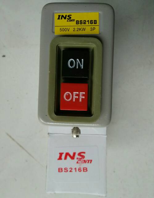 Power Push Button BS216B 16A