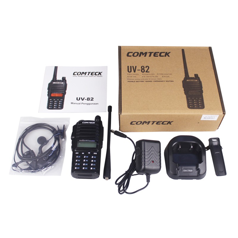 HT MURAH Comteck UV-82 Dual Band VHF - UHF Radio FM BISA GRAB/GOSEND INSTANT