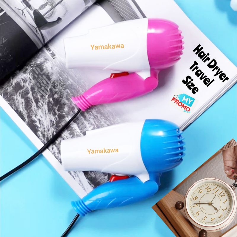 Hairdryer Hair Dryer Kecil Lipat Travel Size Pengering Rambut Yamakawa Yazuho 500 Watt-IBZ