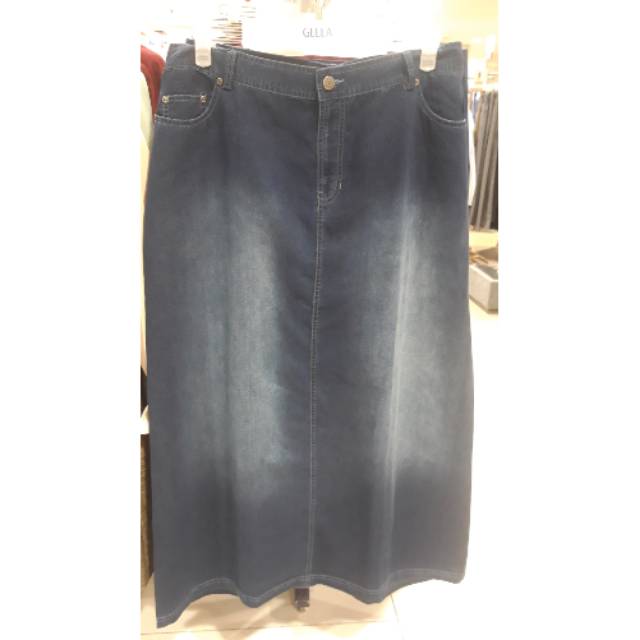 Rok jeans geela big size to xxl