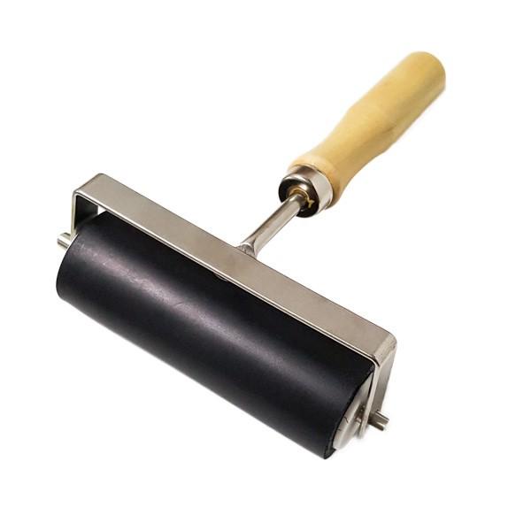 

TERBARU! RUBBER ROLLER 10CM (WOOD HANDLE) ALAT LUKIS MURAH MERIAH AL7