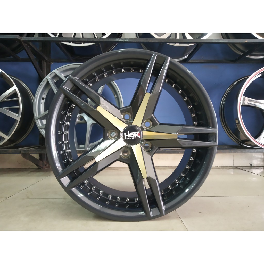 VELG MOBIL HSR KEUNIKAI RING 17 LEBAR RATA UNTUK ERTIGA XPANDER CIVIC BRV INNOVA STARGAZER CRETA SER