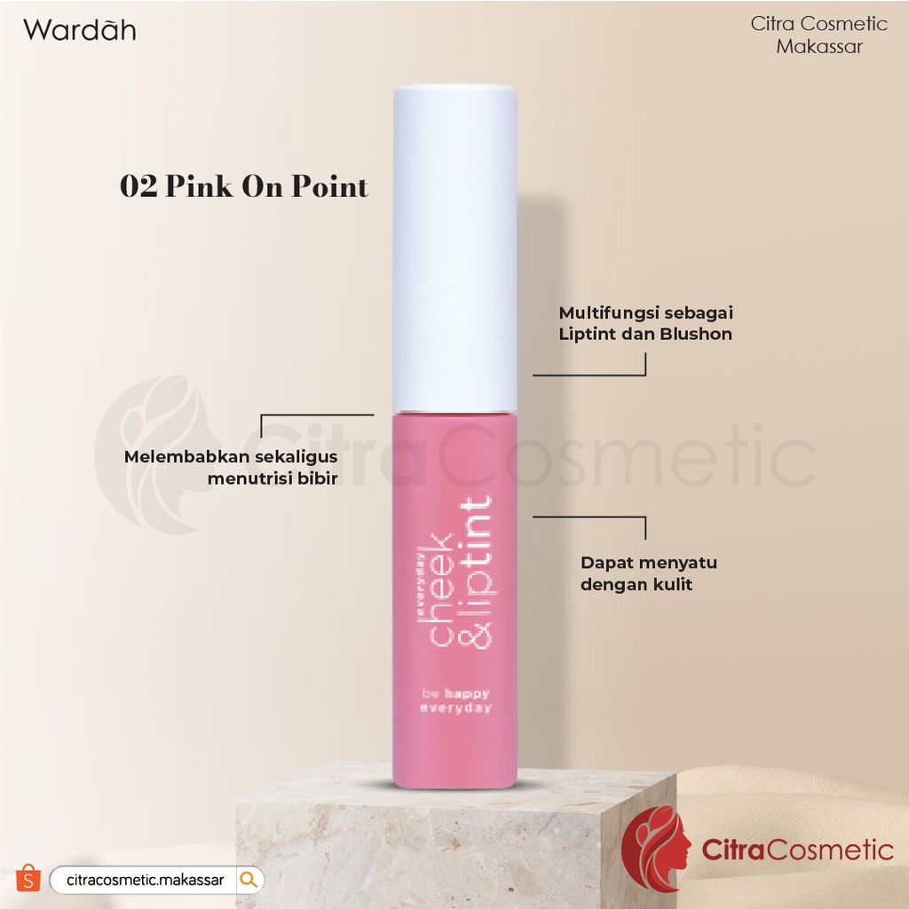 Wardah Everyday Cheek &amp; Liptint 5.5G