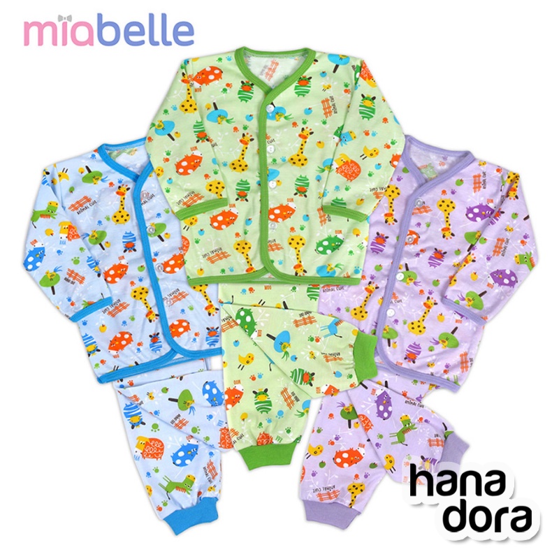 Miabelle Set Baju Panjang Kancing Depan + Celana FP02