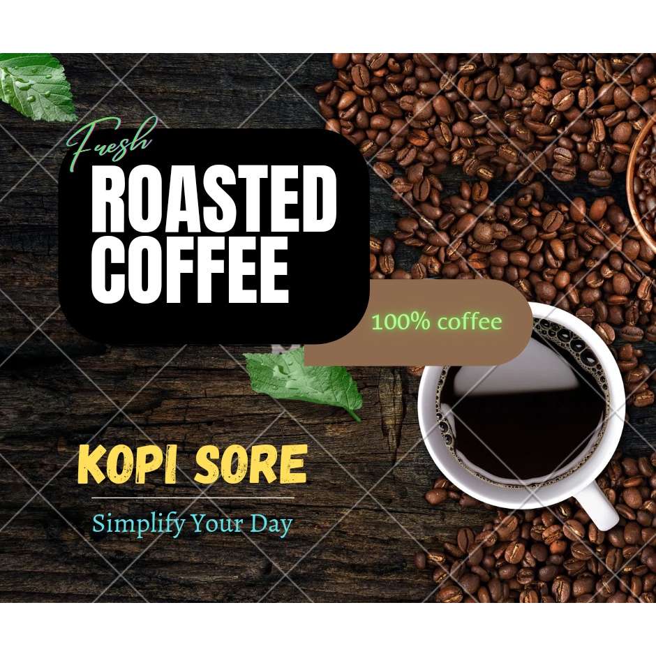 Kopi ROBUSTA SIDIKALANG 100gr - Fresh Roasted