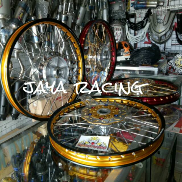 Paketan velg tdr vixion new paket komplit sudah brikut stel velg