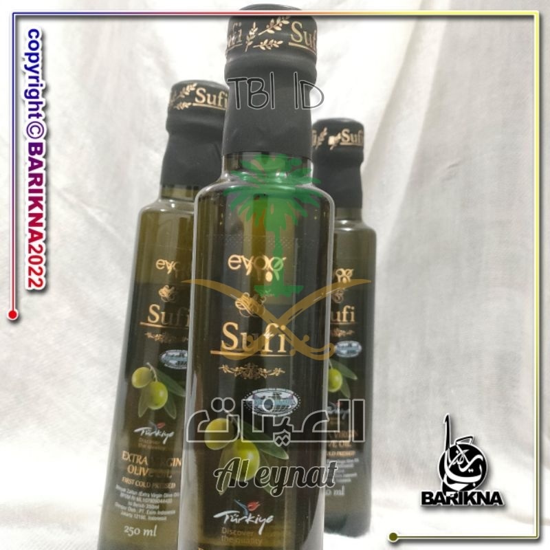 

MINYAK ZAITUN SUFI / OLIVE OIL 250 ML / SUFI EXTRA VIRGIN OLIVE OIL 250 ML Original