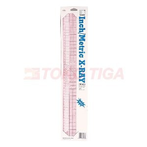 

Promo Penggaris Jahit Menjahit Pola Skala Inch Metric Ruler 45cm B 95C terakhir