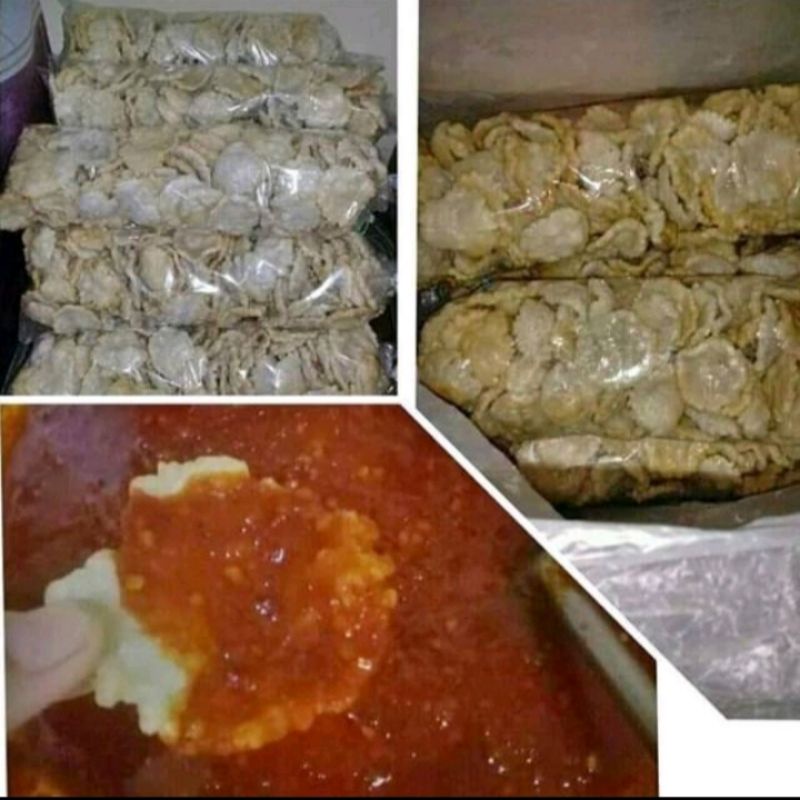 

Grosir ya.. jgn Salah co lg ..Kemplang Tunu isi 100 pic + Cabe