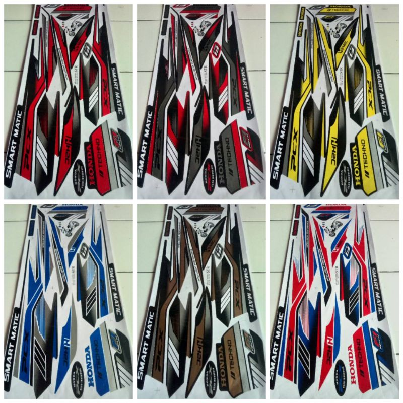 Striping Stiker Lis Variasi Motor Honda PCX 150