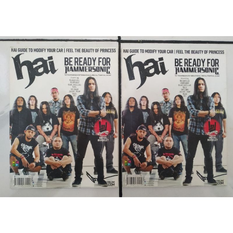 Majalah Hai cover Pentolan Metalhead Hammersonic 2012