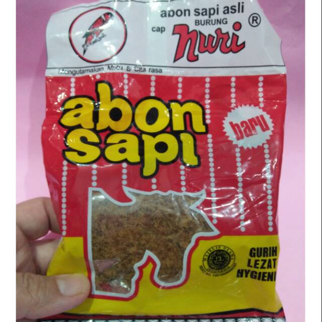 

Abon Sapi Nuri 90gr/Abon Sapi/Abon Sapi Nuri/Kue Lemper/Isian Lemper