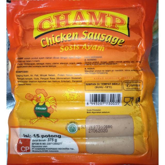 

Chicken sausage CHAMP bandung