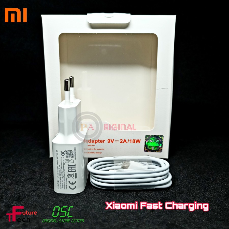 Fast Charger xiaomi Redmi 8 9 Redmi Note 7 8 9 Fast Charging Original bergaransi