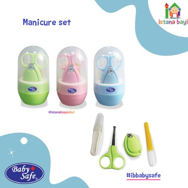 Baby Safe Manicure Set - Set Gunting kuku RKM103/Healthy Grooming set