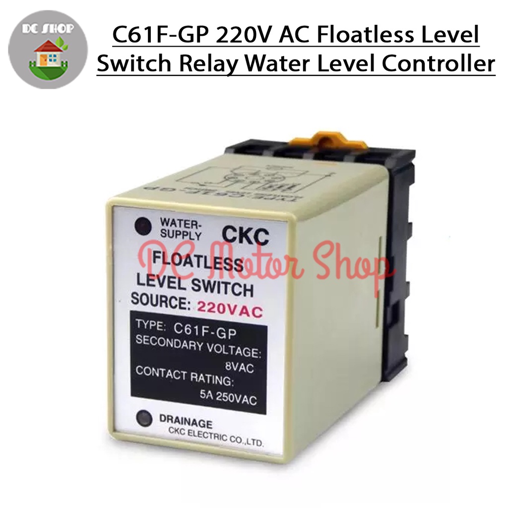 C61FGP 220V AC floatless level switch Relay / Water Level Controller