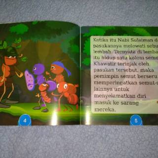 Buku Cerita Kisah Binatang  Dalam Al Quran Semut Binatang  