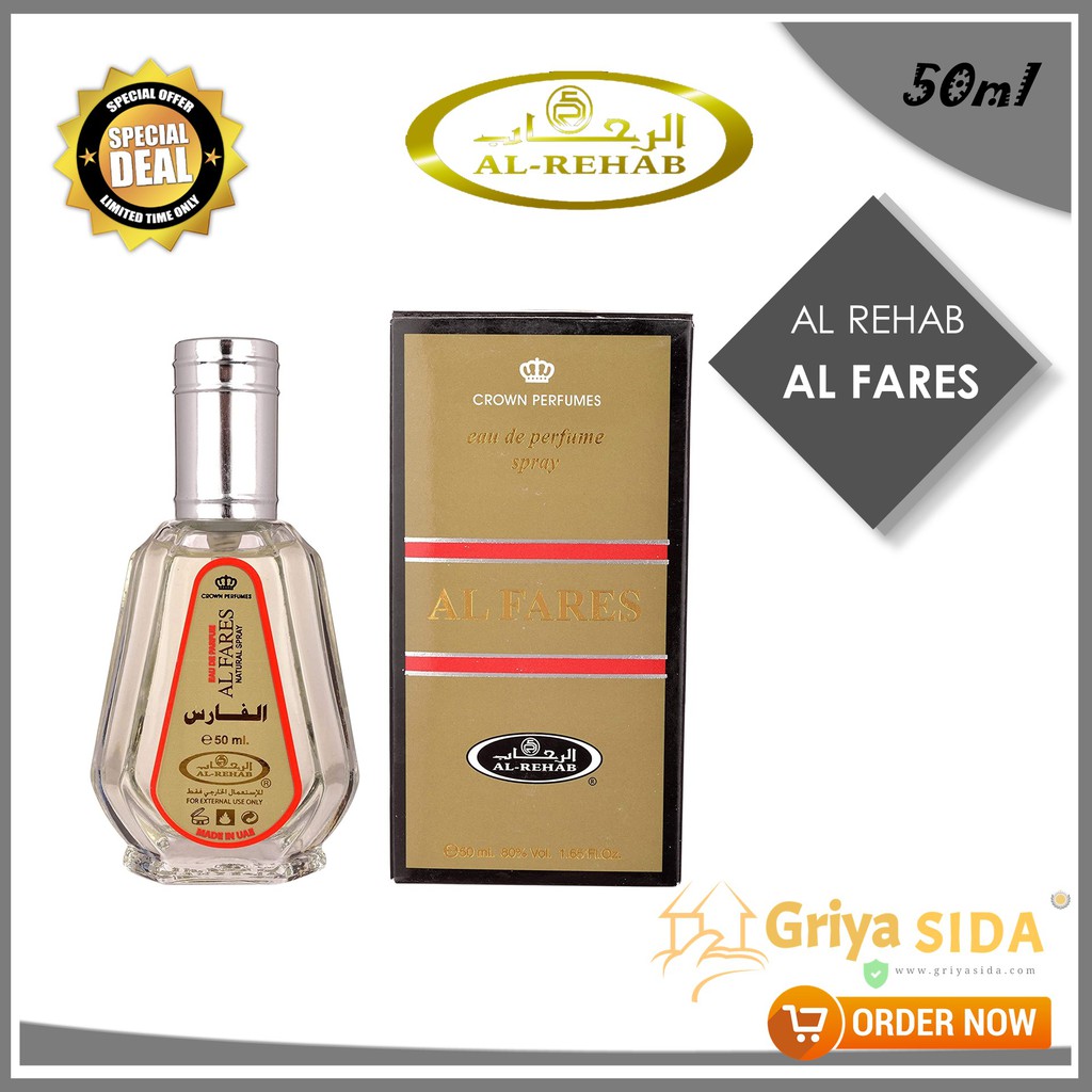 Parfum al rehab al fares 50ml original minyak wangi alrehab spray alfares PROMO!