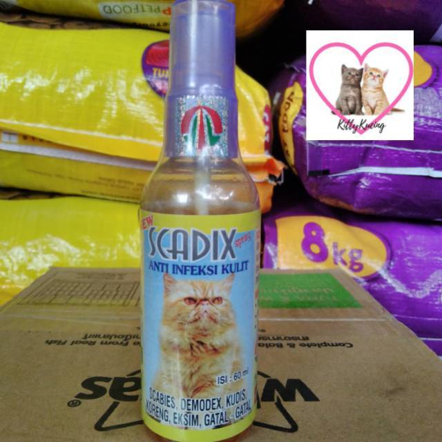 SCADIX Spray Anti Infeksi Kulit Kucing