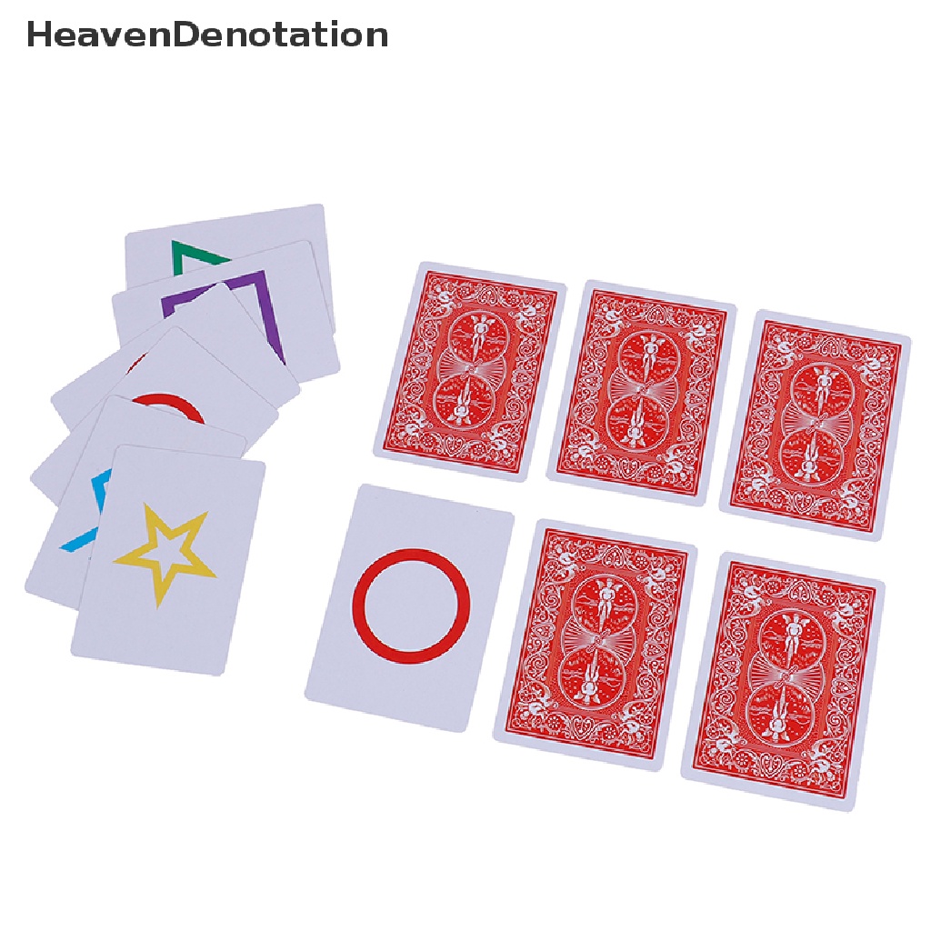 [HeavenDenotation] 2 Sets ESP Classic Cards Group Magic Tricks Easy To Do Children Kids Magic Toy