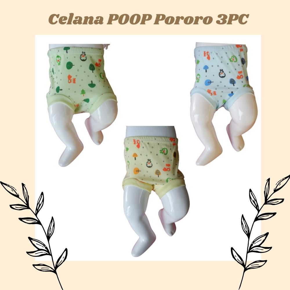 CELANA BAYI POOP MOTIF PORORO TERMURAH DAN TERLARIS