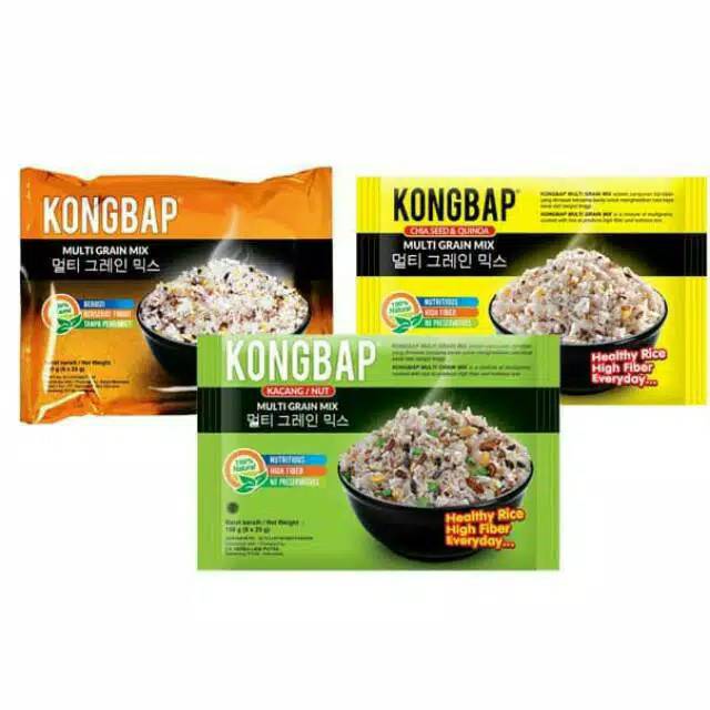 

Kongbab Multi Grain 150 Gr (6 Sachet * 25 Gr)