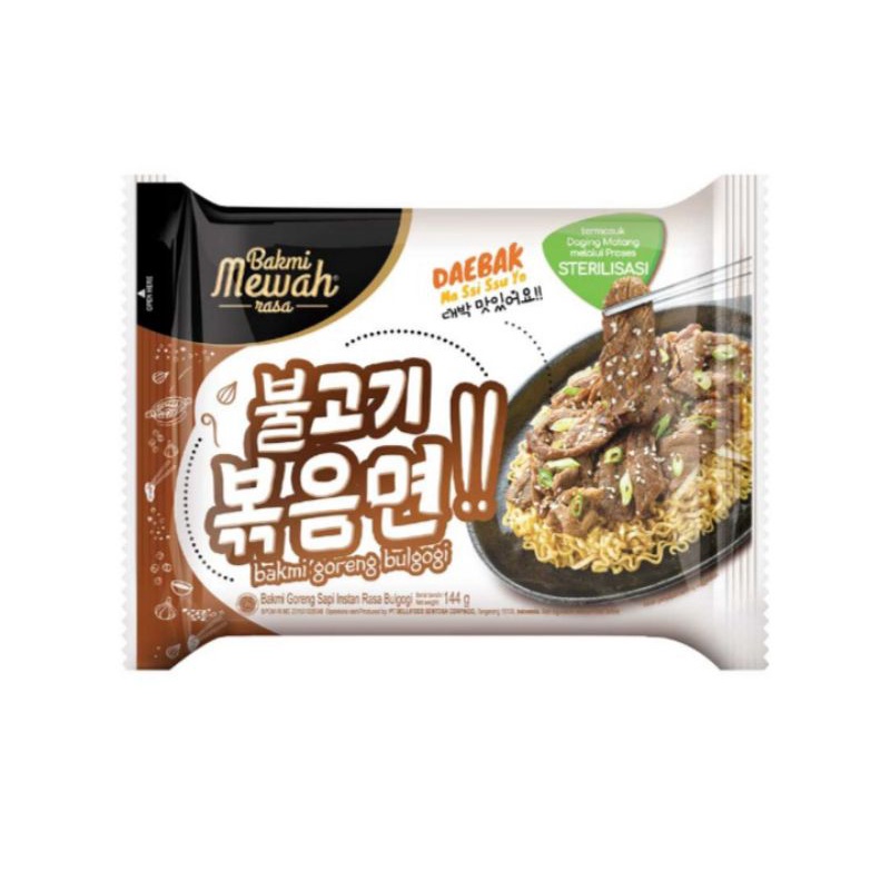 

Bakmi Mewah Goreng Bulgogi 144g