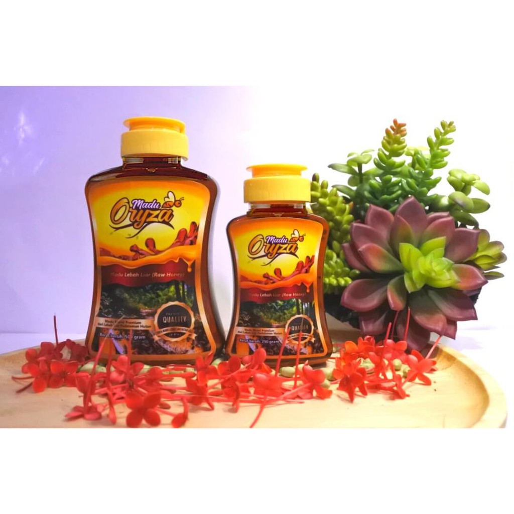 Madu Oryza Raw Honey Murni Asli 100% Premium Lebah Hutan Flora Liar 500 ml