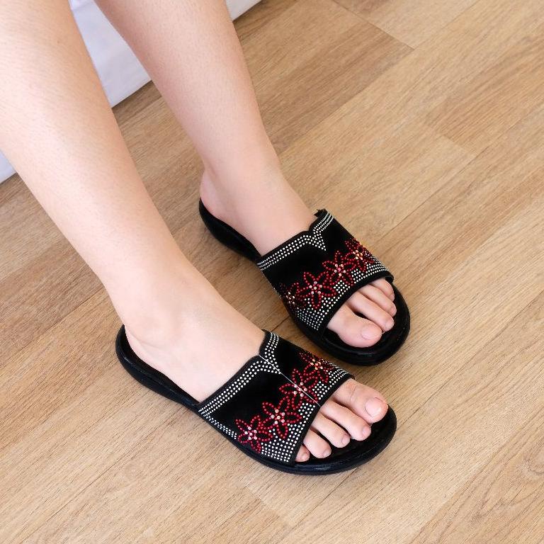 Wedges Wanita Calbi Slop 061 /wedges wanita/sandal pesta/sandal mewah/wedges calbi/sandal slop wanit