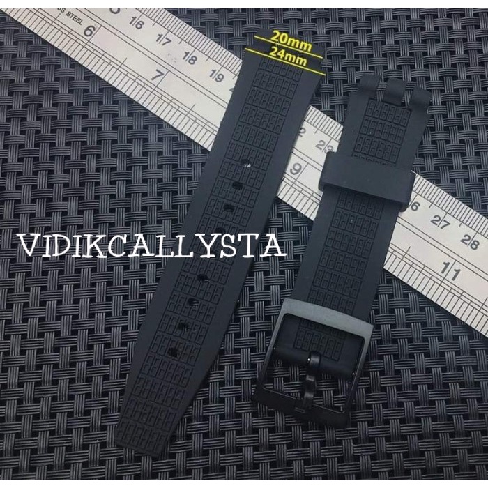 STRAP TALI RUBBER KARET IRONY CRONO VGK403 SVGK406 SVGK409 402