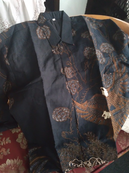 Kembar Siam Kemeja Batik Pria Full Furing Katun Sragenan